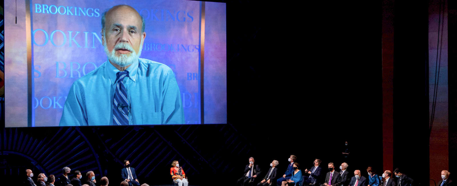 Ben Bernanke en la gala de los Premios Fronteras del Conocimiento, septiembre 2021