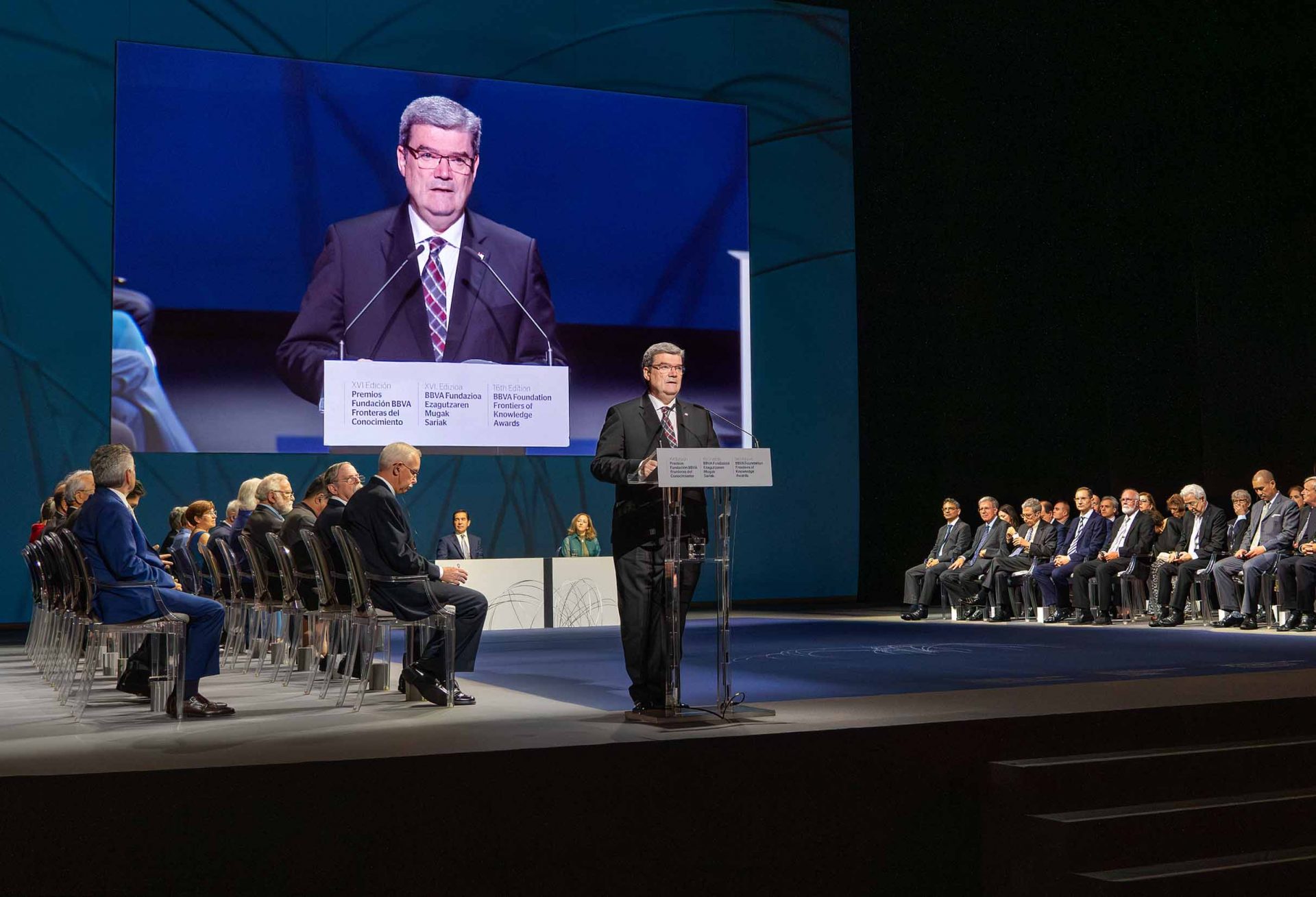 Ceremonia de los XVI Premios Fronteras del Conocimiento de la Fundación BBVA