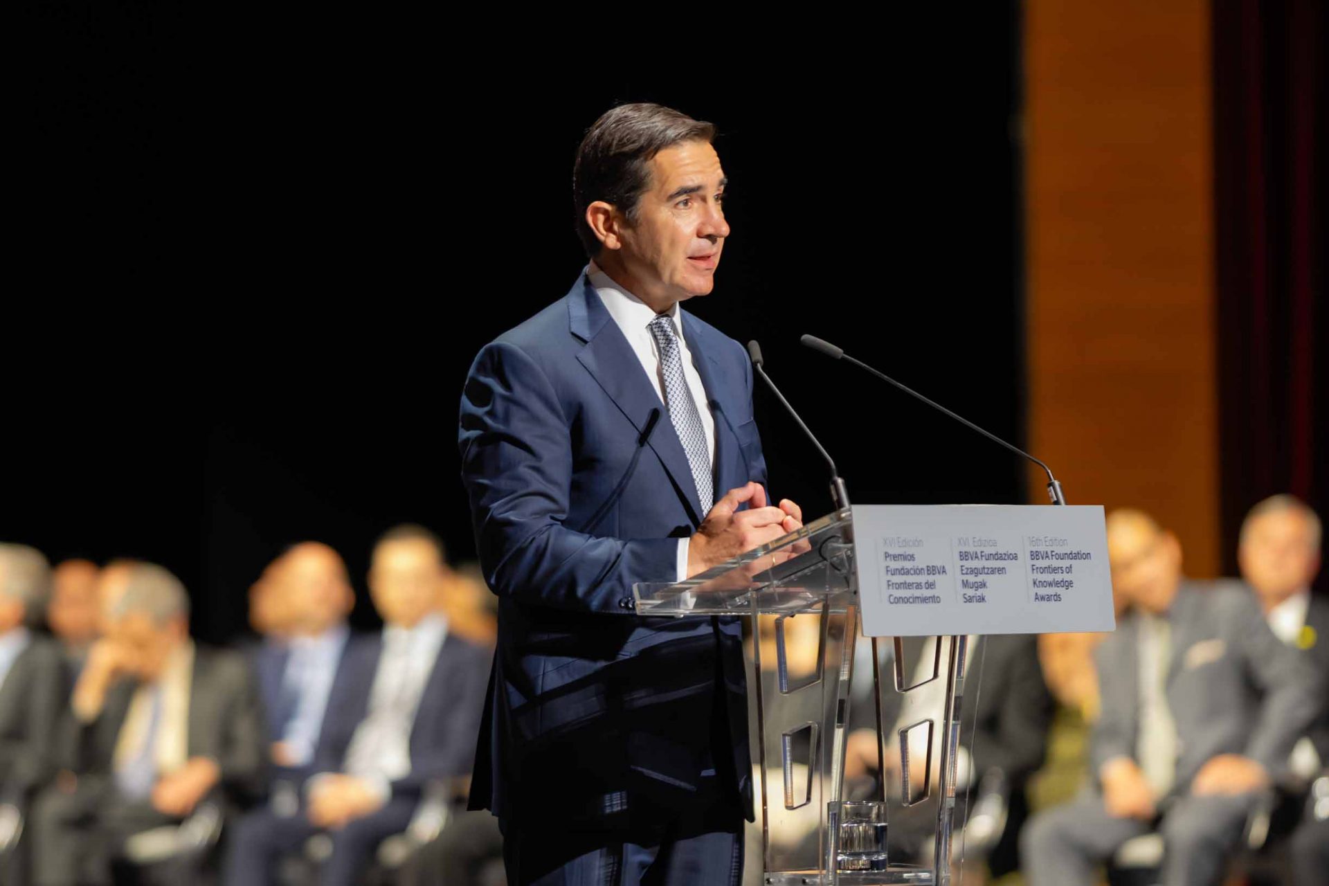 Ceremonia de los XVI Premios Fronteras del Conocimiento de la Fundación BBVA